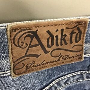 Adiktd Blue Boot Cut Jeans
